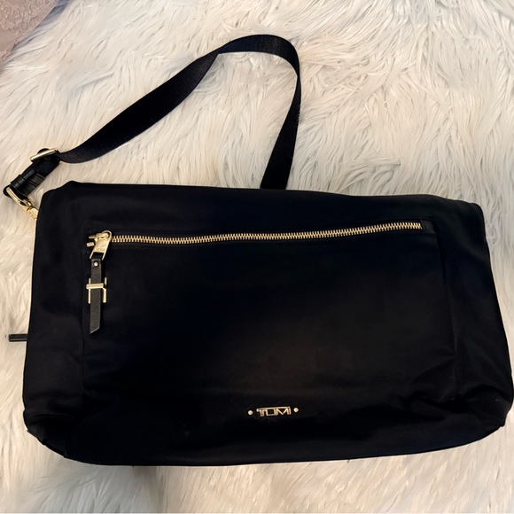tumi backpack black gold - Voyageur Halsey - Travel Backpack - For Business, Fashion, Commute - Holds Up to 14" Screens zip pockets front zip pocket zip access to collapsible interior water Nylon Backpack